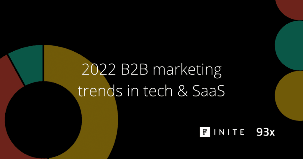 B2B marketing trends in tech and SaaS