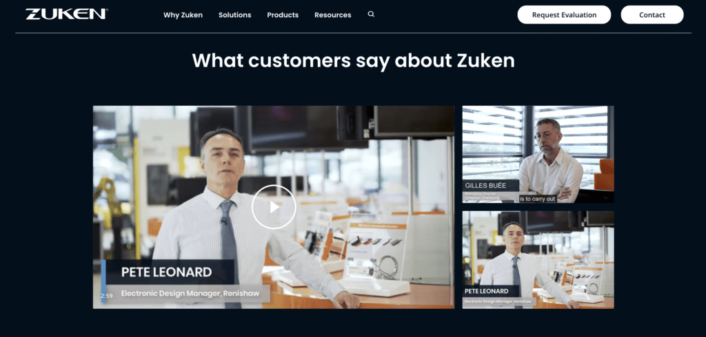 Zuken website